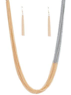 Paparazzi Necklace and Earrings Set (NS220)